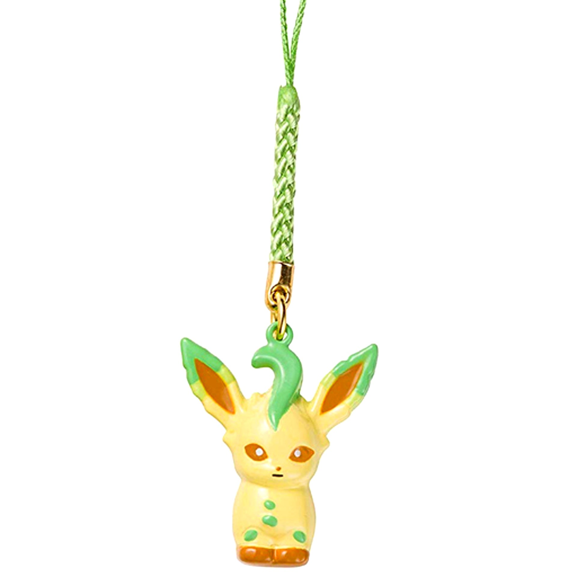 Leafeon Pokemon Bell Netsuke Strap Pokemon Center Limited [USED]