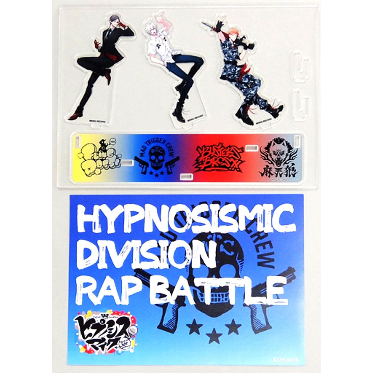 Yokohama Division, MAD TRIGGER CREW Hypnosis Mic: Division Rap Battle Acrylic Diorama Set FamilyMart Register Preorder Exclusive [USED]