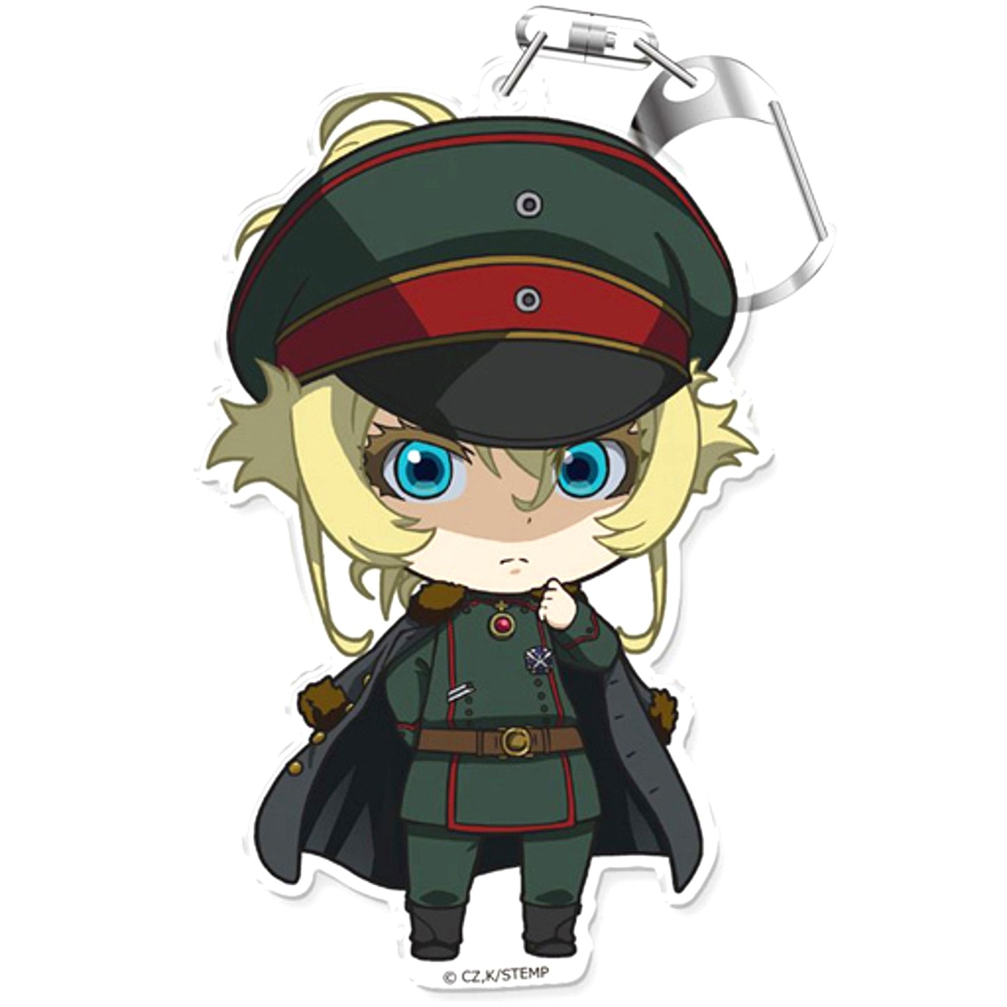 Military Uniform Tanya Degurechaff Punikore Keychain Saga of Tanya the Evil the Movie [USED]