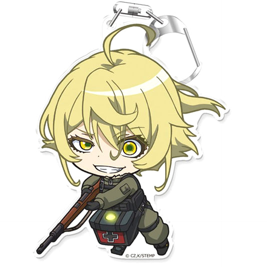 Smirking Tanya Degurechaff Punikore Keychain Saga of Tanya the Evil the Movie [USED]