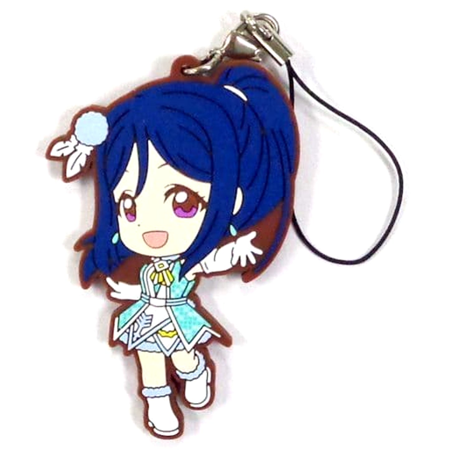 Love Live! Sunshine!! Kanan Matsuura Awaken the Power Ver. Ichiban Kuji 6th Rubber Charm Kyunchara Illustrations Prize N [USED]