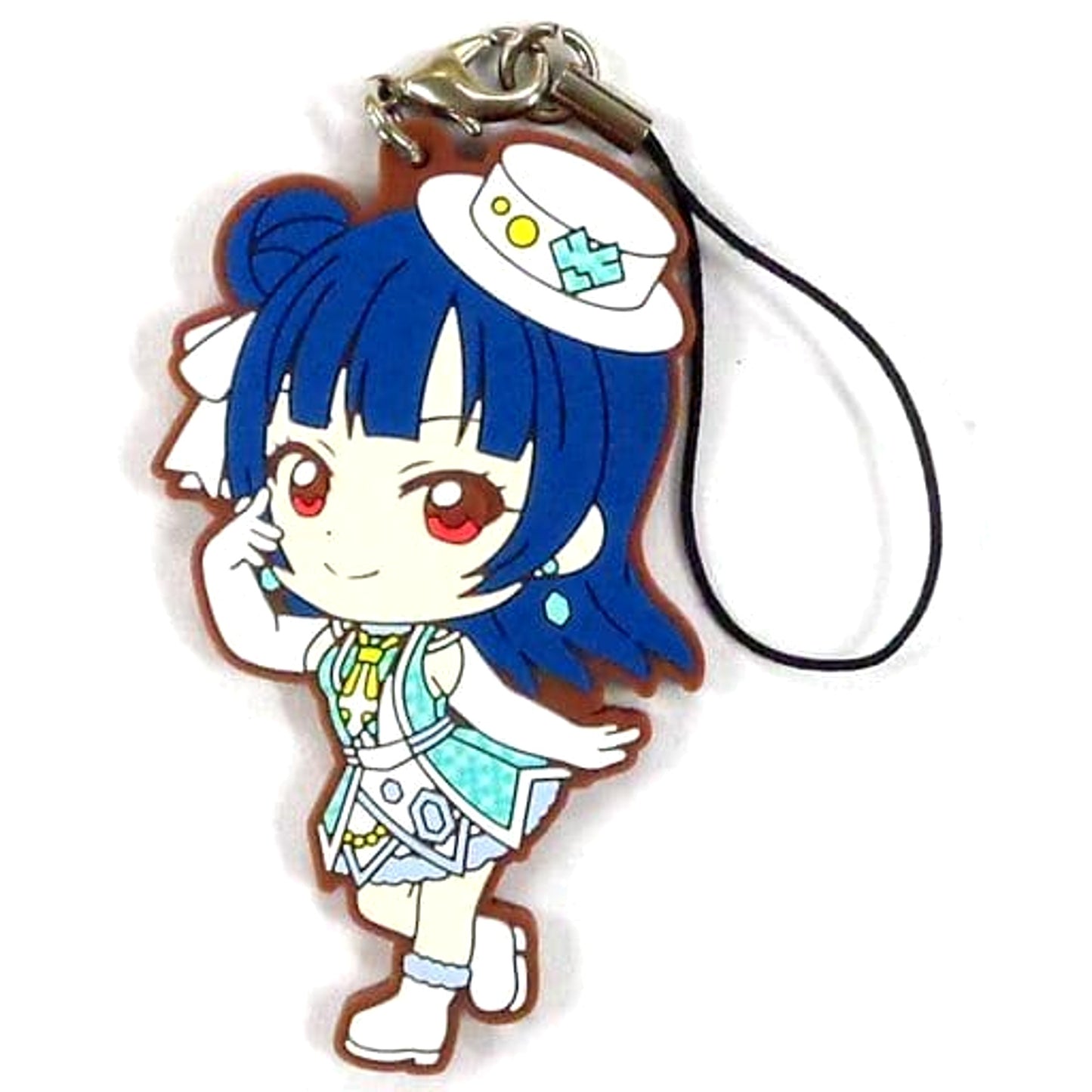 Love Live! Sunshine!! Yoshiko Tsushima Awaken the Power Ver. Ichiban Kuji 6th Rubber Charm Kyunchara Illustrations Prize N [USED]