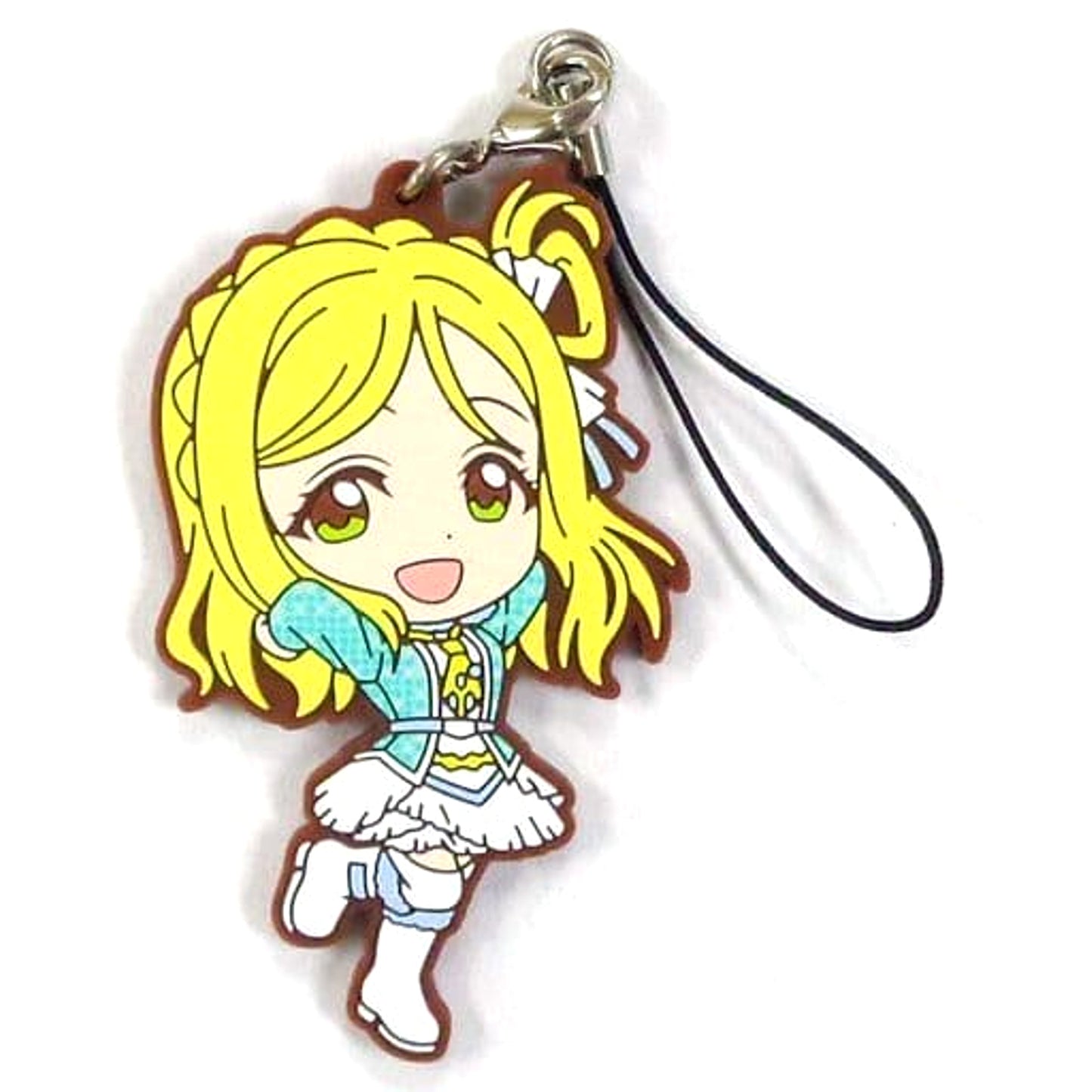 Love Live! Sunshine!! Mari Ohara Awaken the Power Ver. Ichiban Kuji 6th Rubber Charm Kyunchara Illustrations Prize N [USED]