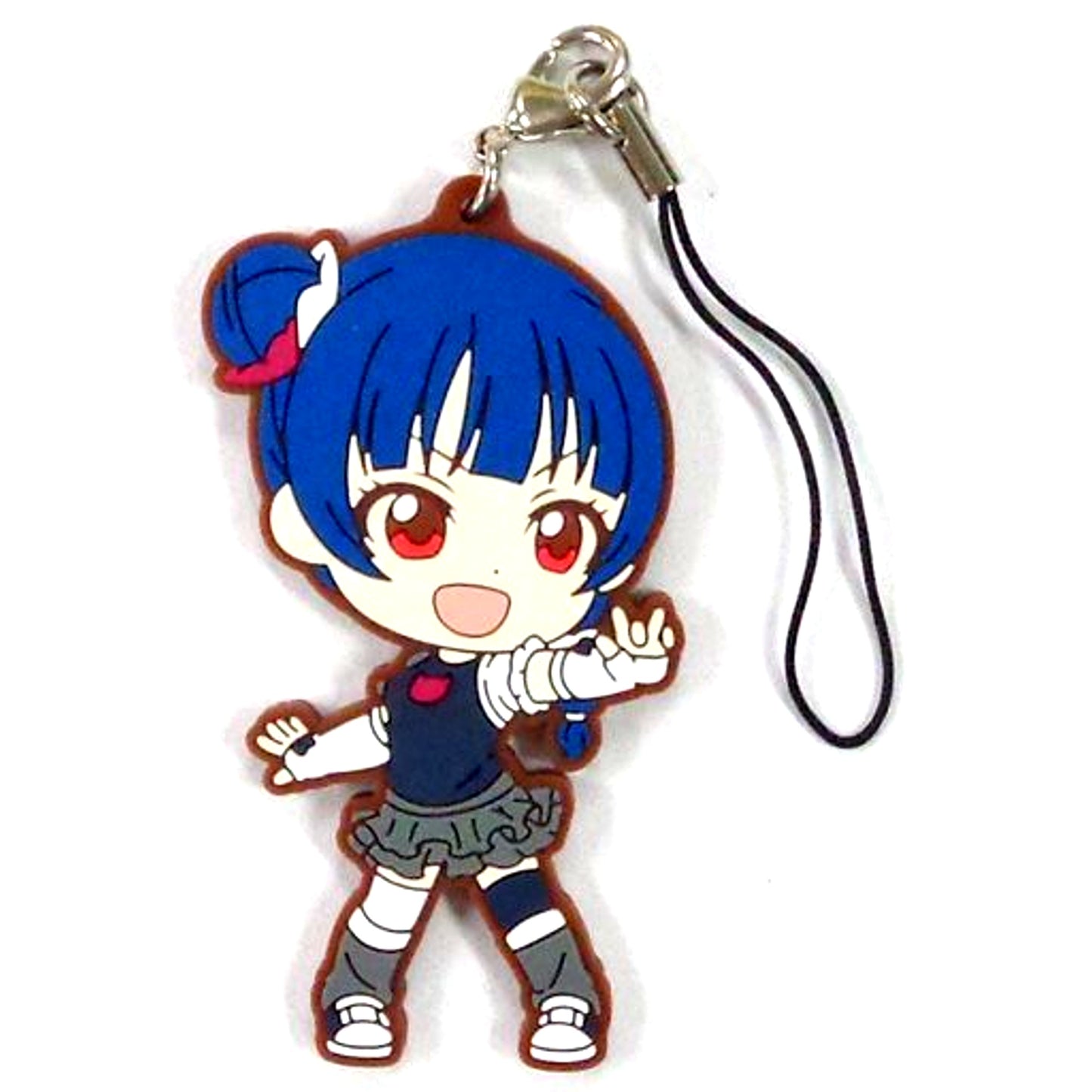 Yoshiko Tsushima O Prize Practice Outfit Ver. Rubber Strap Kyun Chara Illustrations Ichiban Kuji Love Live! Sunshine!! 6th [USED]