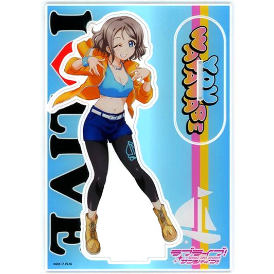 You Watanabe Street Style Acrylic Stand Love Live! Sunshine!! Chara Pop Festival [USED]