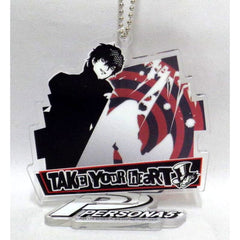 Persona 5 Protagonist Upper Body Trading Acrylic Keychain Command Ver. Goro Akechi's Splendid Daily Life Limited Acrylic Stands [USED]