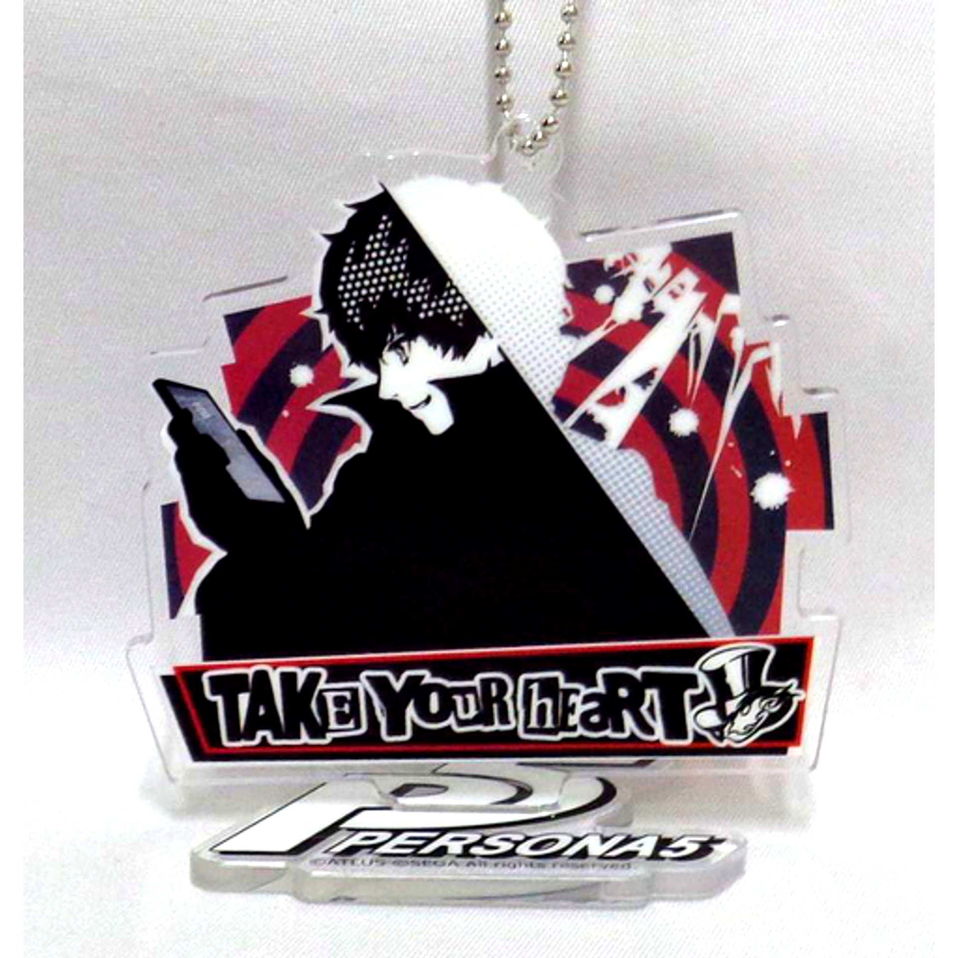 Protagonist Profile Command Ver. Persona 5 Goro Akechi's Magnificent Daily Life Trading Acrylic Stand [USED]