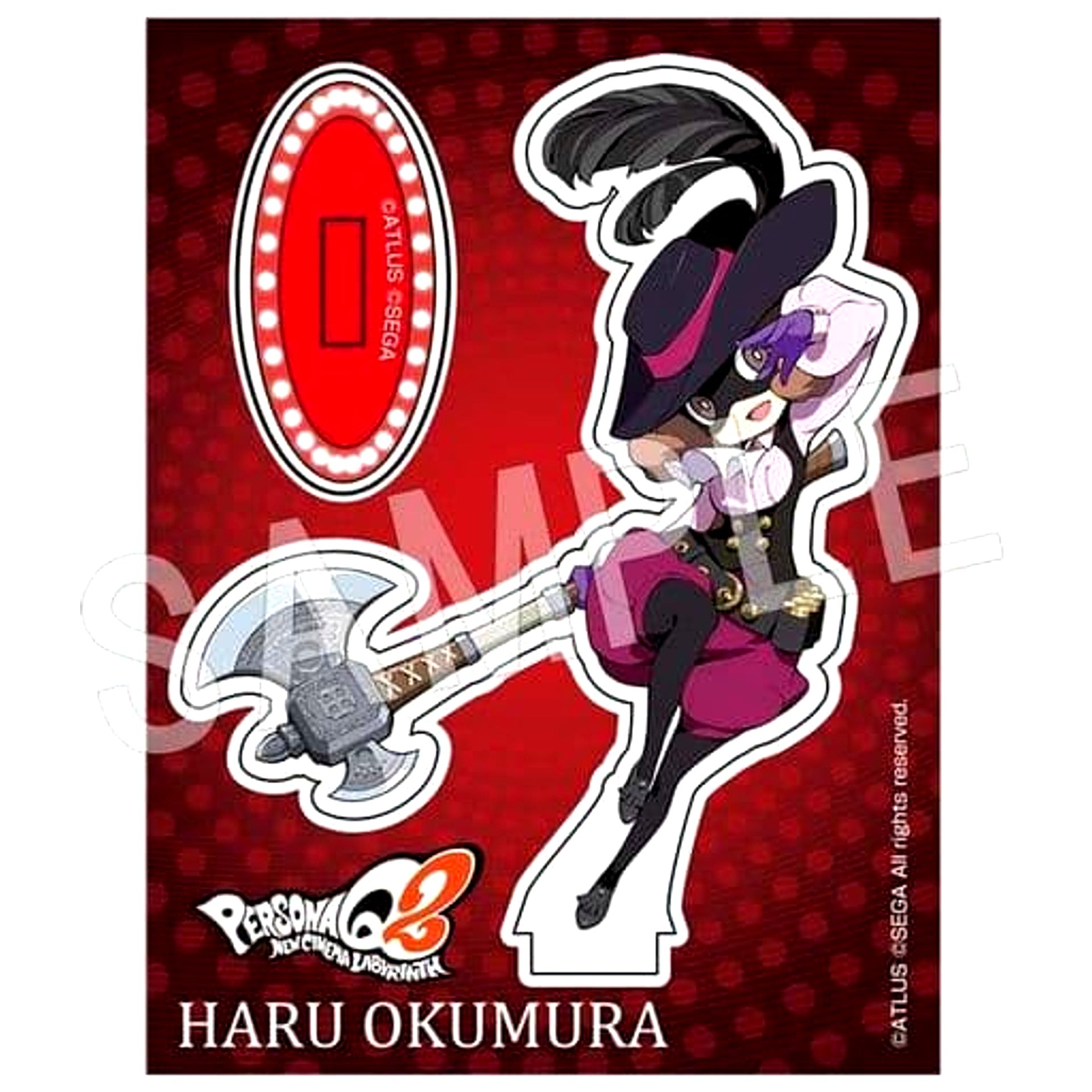 Haru Okumura Noir Persona Q2: New Cinema Labyrinth Fortune Acrylic Stand Vol.1 [USED]