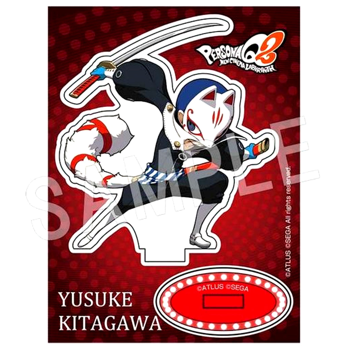 Yusuke Kitagawa Fox Vol.2 Persona Q2 New Cinema Labyrinth Fortune Acrylic Stand [USED]