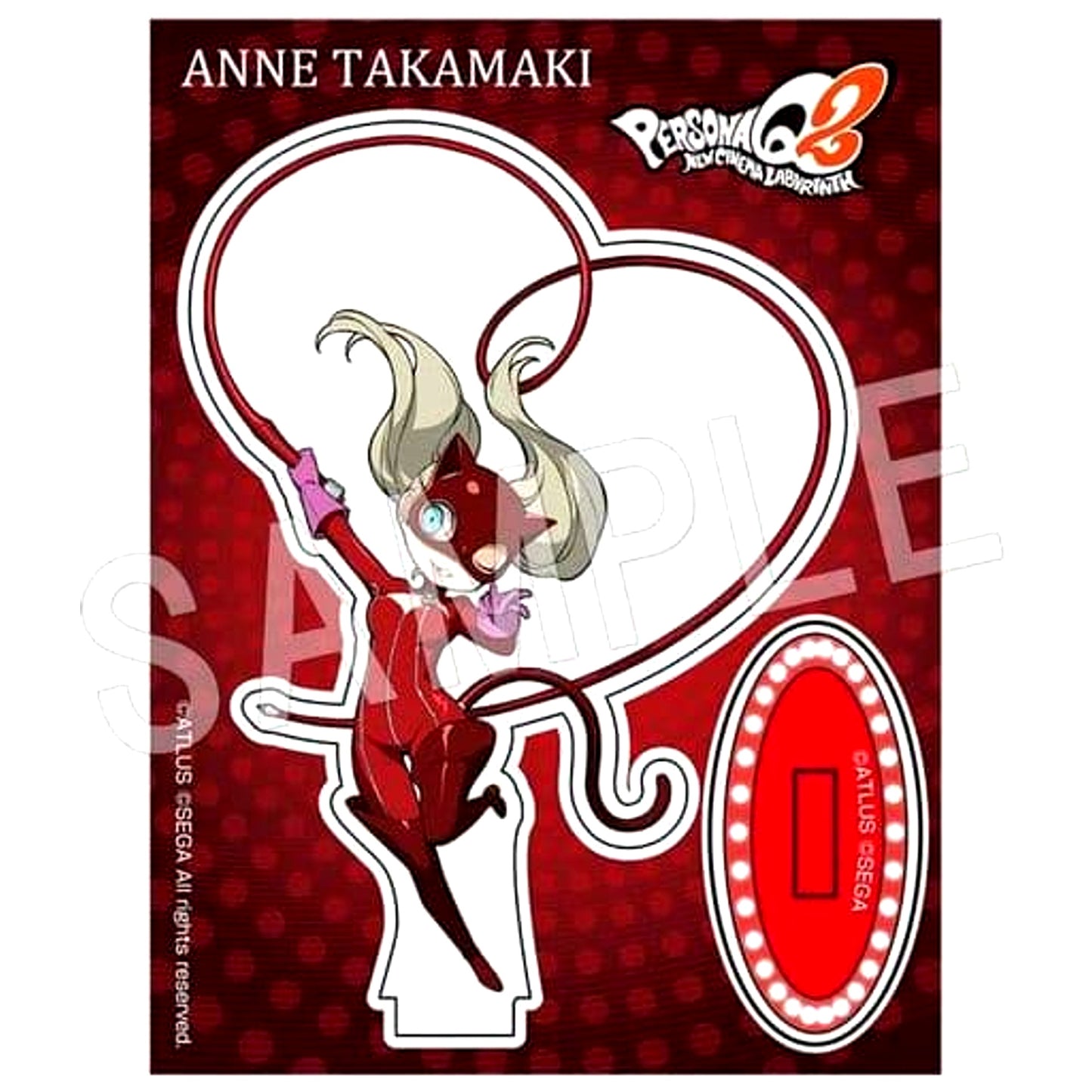 Ann Takamaki Panther Persona Q2: New Cinema Labyrinth Fortune Acrylic Stand Vol.3 [USED]