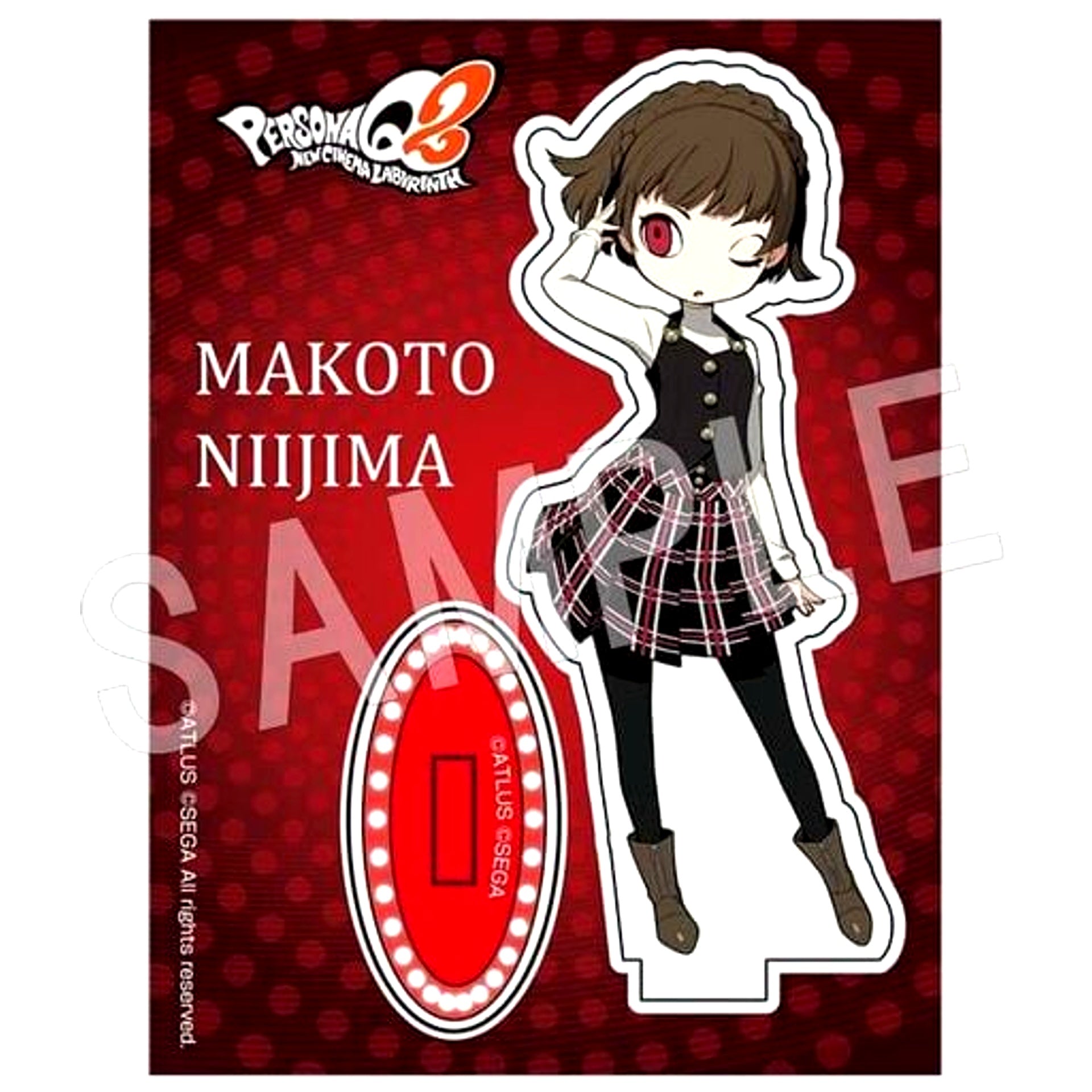 Makoto Niijima Persona Q2 New Cinema Labyrinth Fortune Acrylic Stand Vol.3 [USED]