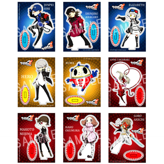 Set of 9 Persona Q2 New Cinema Labyrinth Fortune Acrylic Stand Vol. 3 [USED]