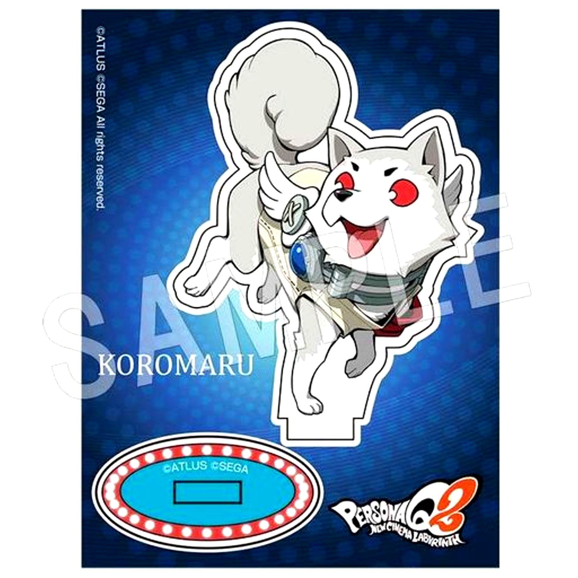 Koromaru Persona Q2 New Cinema Labyrinth Fortune Acrylic Stand Vol.4 [USED]