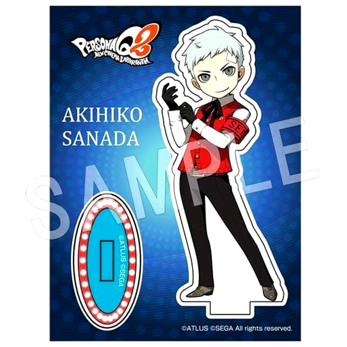 Akihiko Sanada Persona Q2: New Cinema Labyrinth Fortune Acrylic Stand Vol.5 [USED]