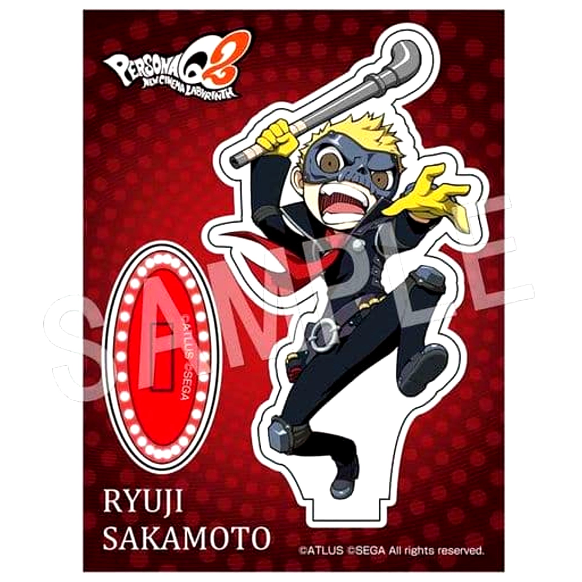 Ryuji Sakamoto Skull Persona Q2: New Cinema Labyrinth Fortune Acrylic Stand Vol.5 [USED]