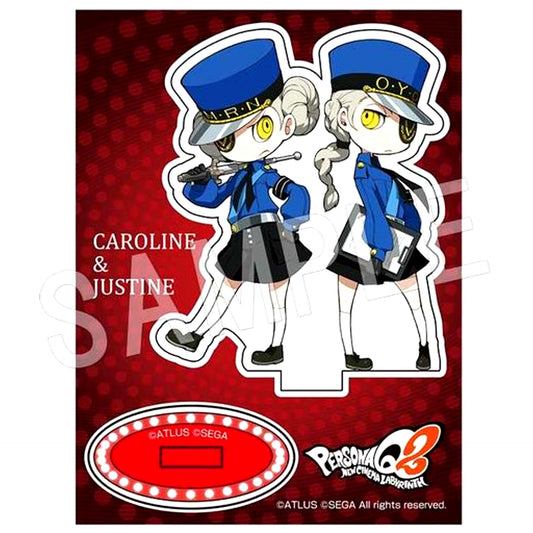 Caroline & Justine Fortune Acrylic Stand Vol. 5 Persona Q2 New Cinema Labyrinth [USED]