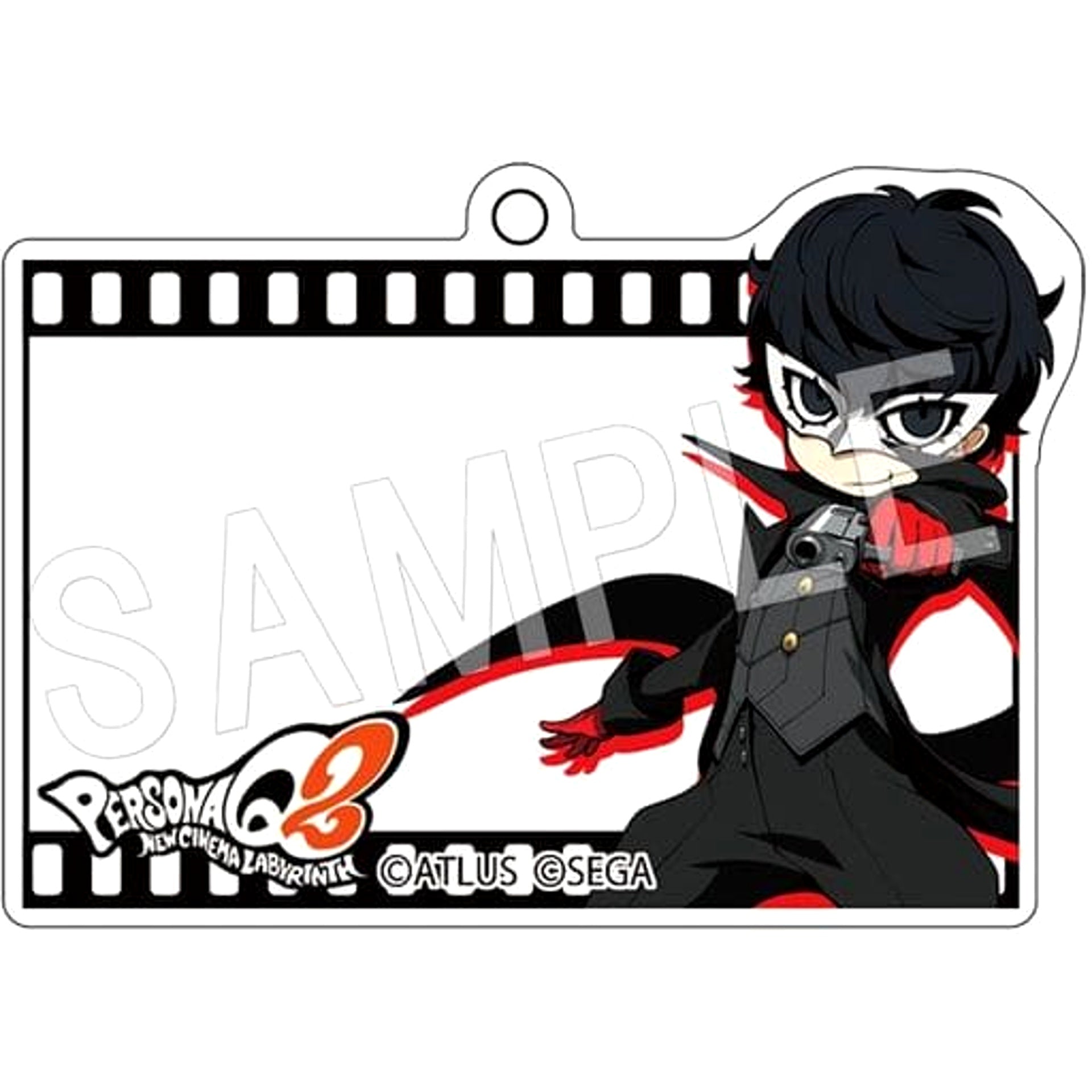 Persona Q2: New Cinema Labyrinth P5 Protagonist Joker Fortune Acrylic Keychain Vol.5 Keychains [USED]
