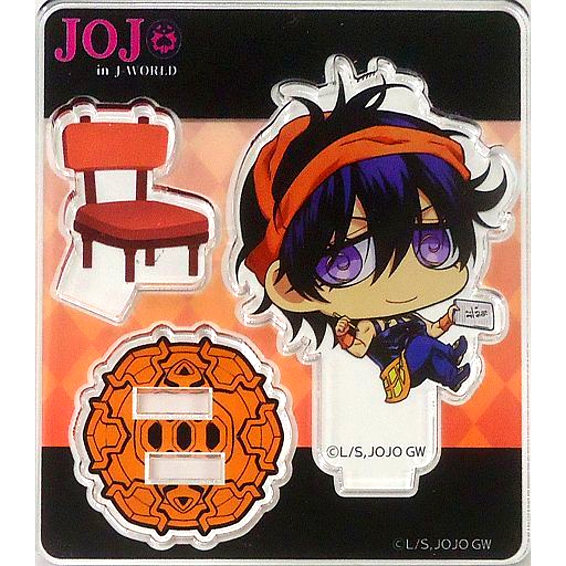 Narancia Ghirga B Prize Acrylic Stand JoJo's Bizarre Adventure Part 5 Golden Wind in J-World Tokyo Minigame Aim for Polpo's Fortune by Bucciarati [USED]