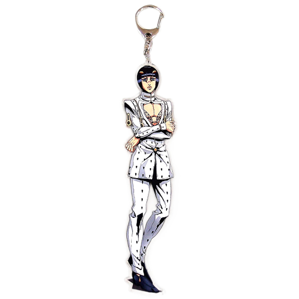 JoJo's Bizarre Adventure Part 5: Golden Wind Bruno Bucciarati Acrylic Keychain J-World Tokyo Limited Keychains [USED]