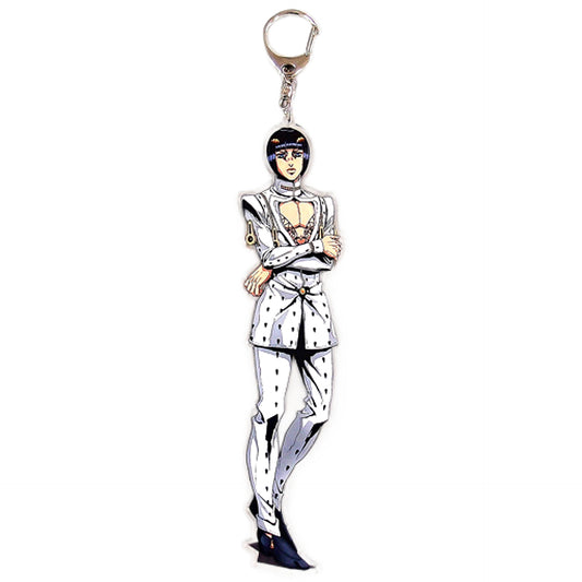 JoJo's Bizarre Adventure Part 5: Golden Wind Bruno Bucciarati Acrylic Keychain J-World Tokyo Limited Keychains [USED]