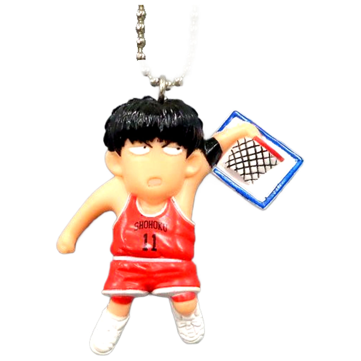 Slam Dunk Kaede Rukawa Gashapon Slam Swing 6 Keychains [USED]