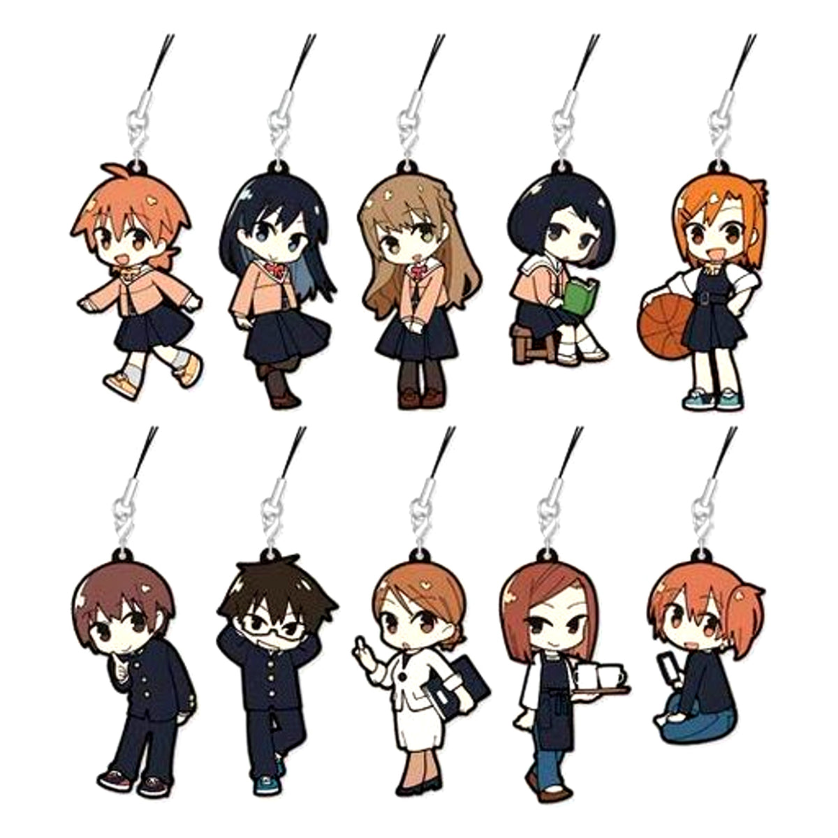 Set of 10 Bloom Into You Trading Rubber Strap [USED]