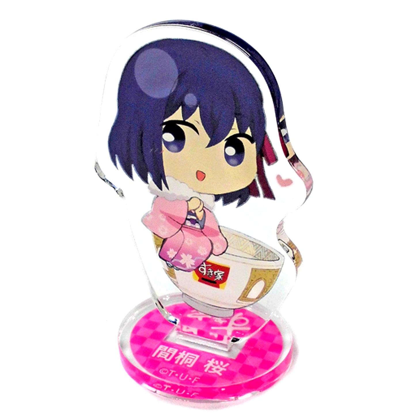 Sakura Matou Deformed Acrylic Stand Movie Fate/stay night Heavens Feel II.lost butterfly x Sukiya Target Set Paid Bonus Part 1 [USED]