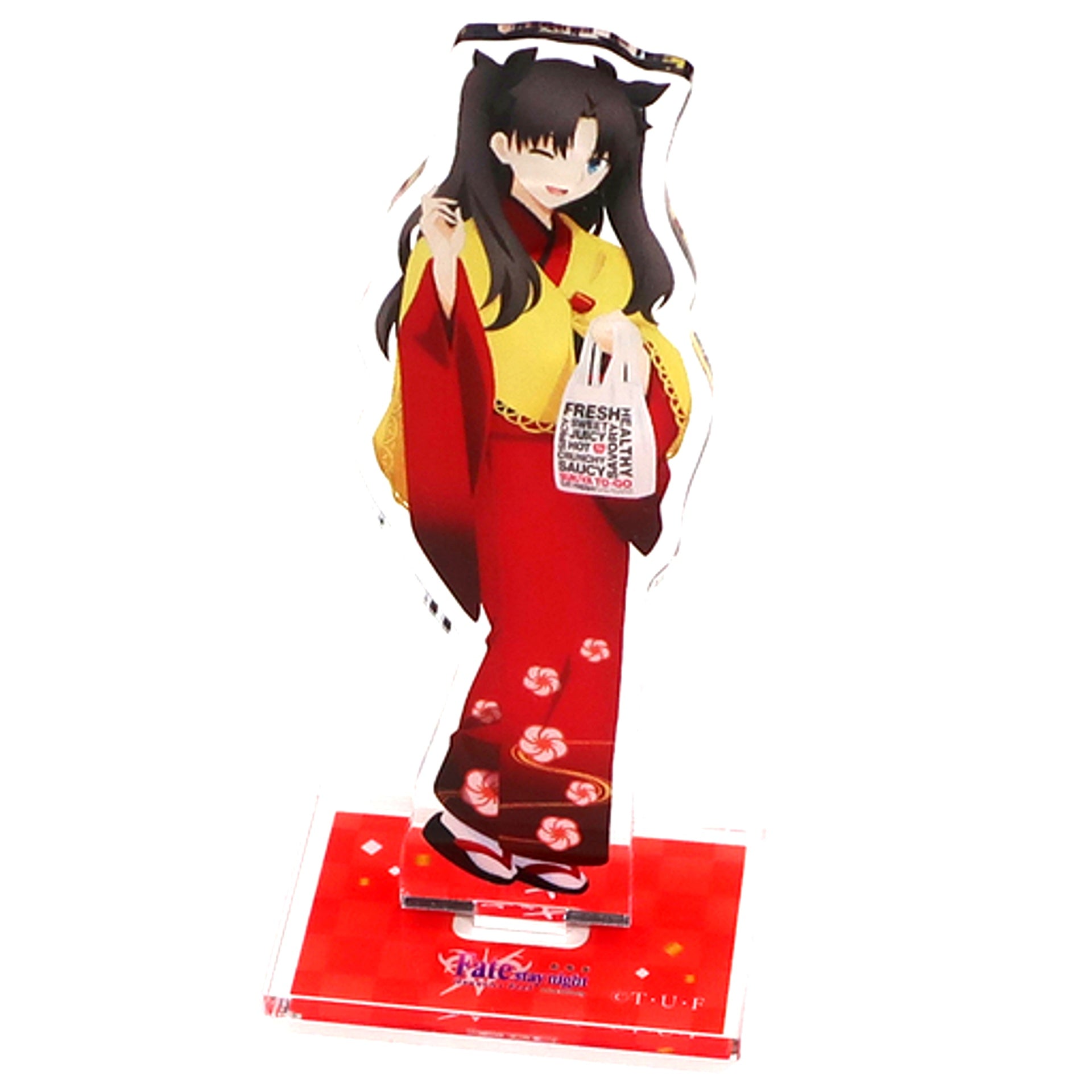 Rin Tohsaka Acrylic Stand Fate/stay night Heaven's Feel II. lost butterfly Sukiya [USED]