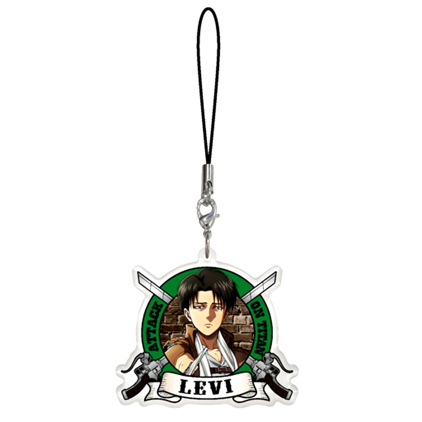Levi D Attack on Titan Metal Charm [USED]