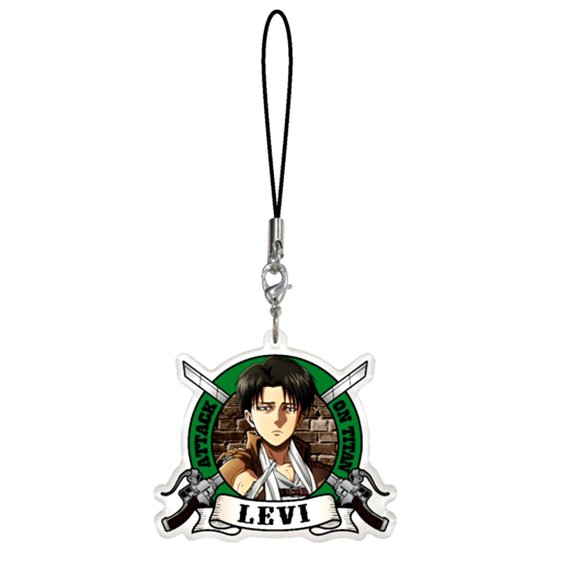 Levi D Attack on Titan Metal Charm [USED]