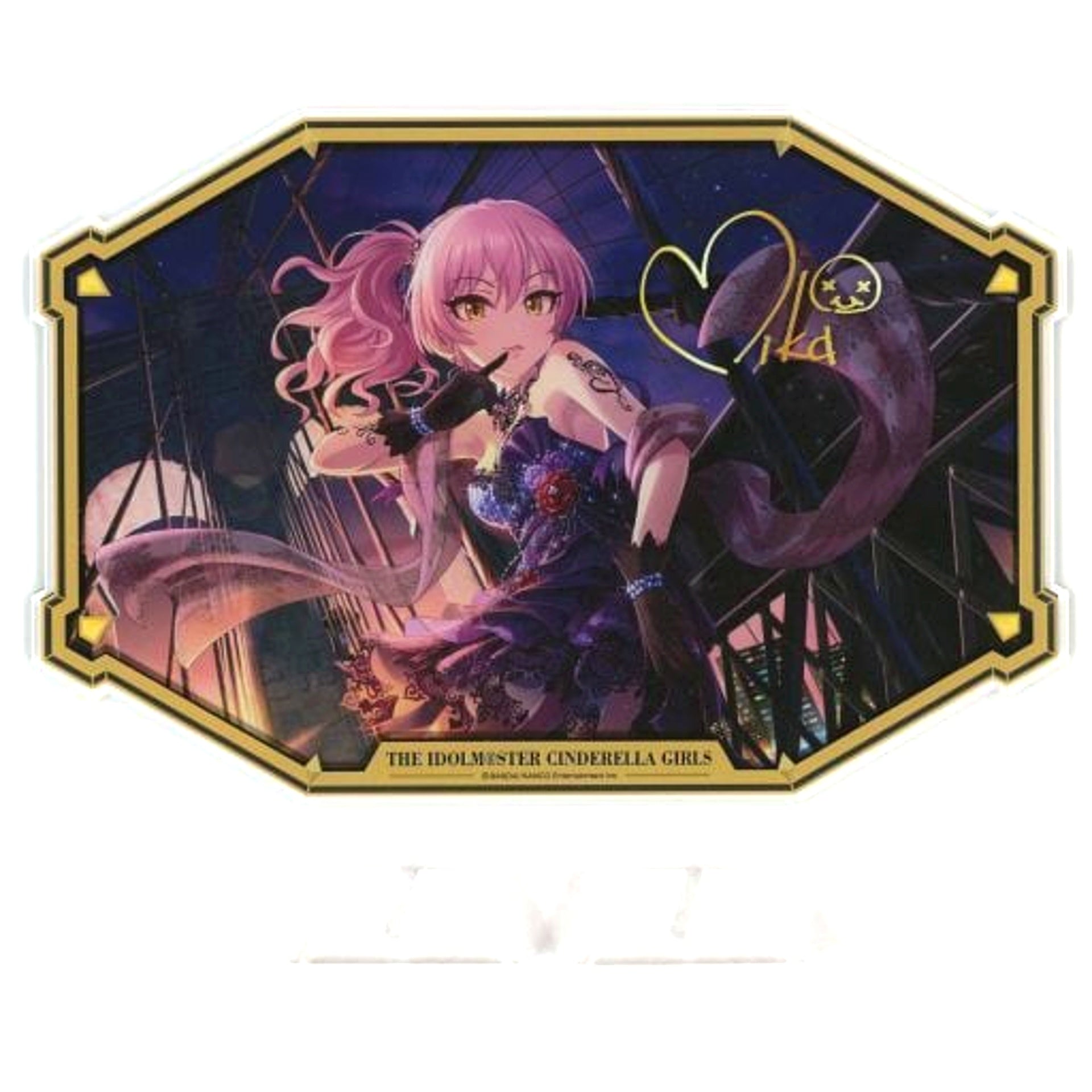 Mika Jougasaki Glorious Glow THE IDOLM@STER CINDERELLA GIRLS Acrylic Stand Official Shop Kuji M@STER Prize A [USED]