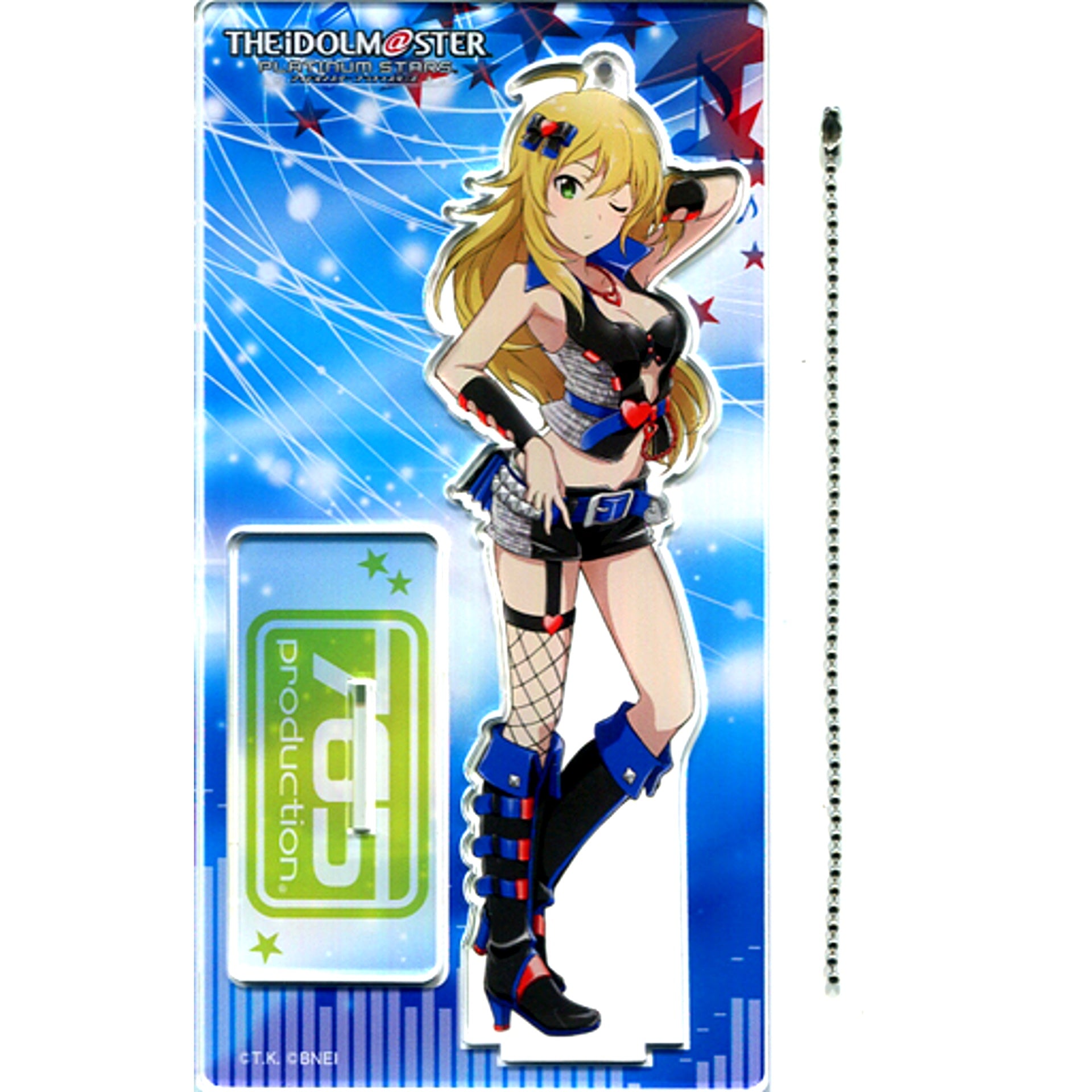 Miki Hoshii Acrylic POP Charm The Idolm@ster Platinum Stars Official Shop Goods [USED]