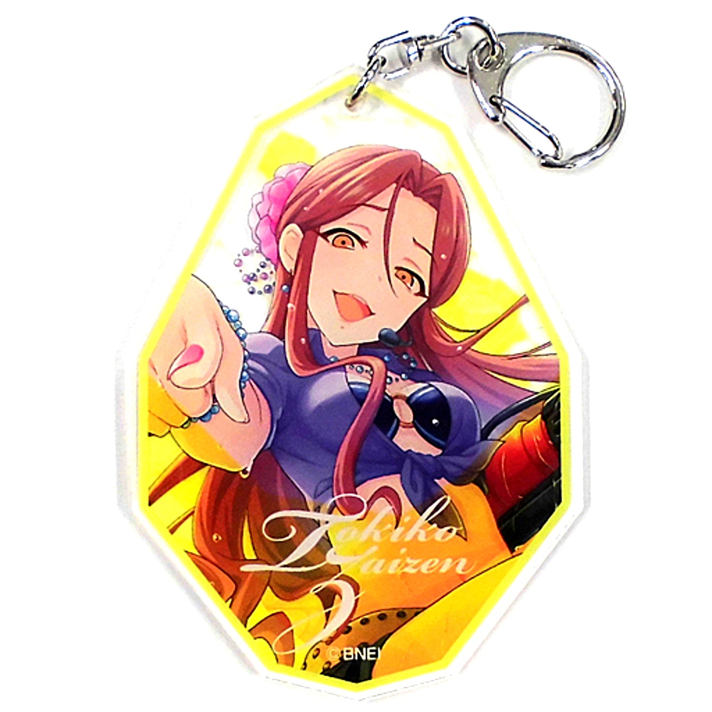 Tokiko Zaizen The Idolm@ster Cinderella Girls Acrylic Keychain Official Shop Kuji M@STER Prize B [USED]