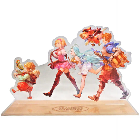 Granblue Fantasy Lyria & Others Event Visual Acrylic Stand Panel Granblue Fantasy Summer Fest 2018 Exclusive Acrylic Stands [USED]