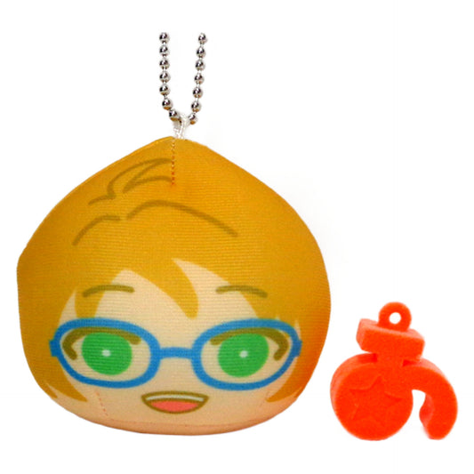 Ensemble Stars! Makoto Yuuki Smile Ver. Omanju Nigi Nigi Mascot Plus Part 1 Bunkyodo & Animega Limited Box Purchase Privilege Mascot [USED]