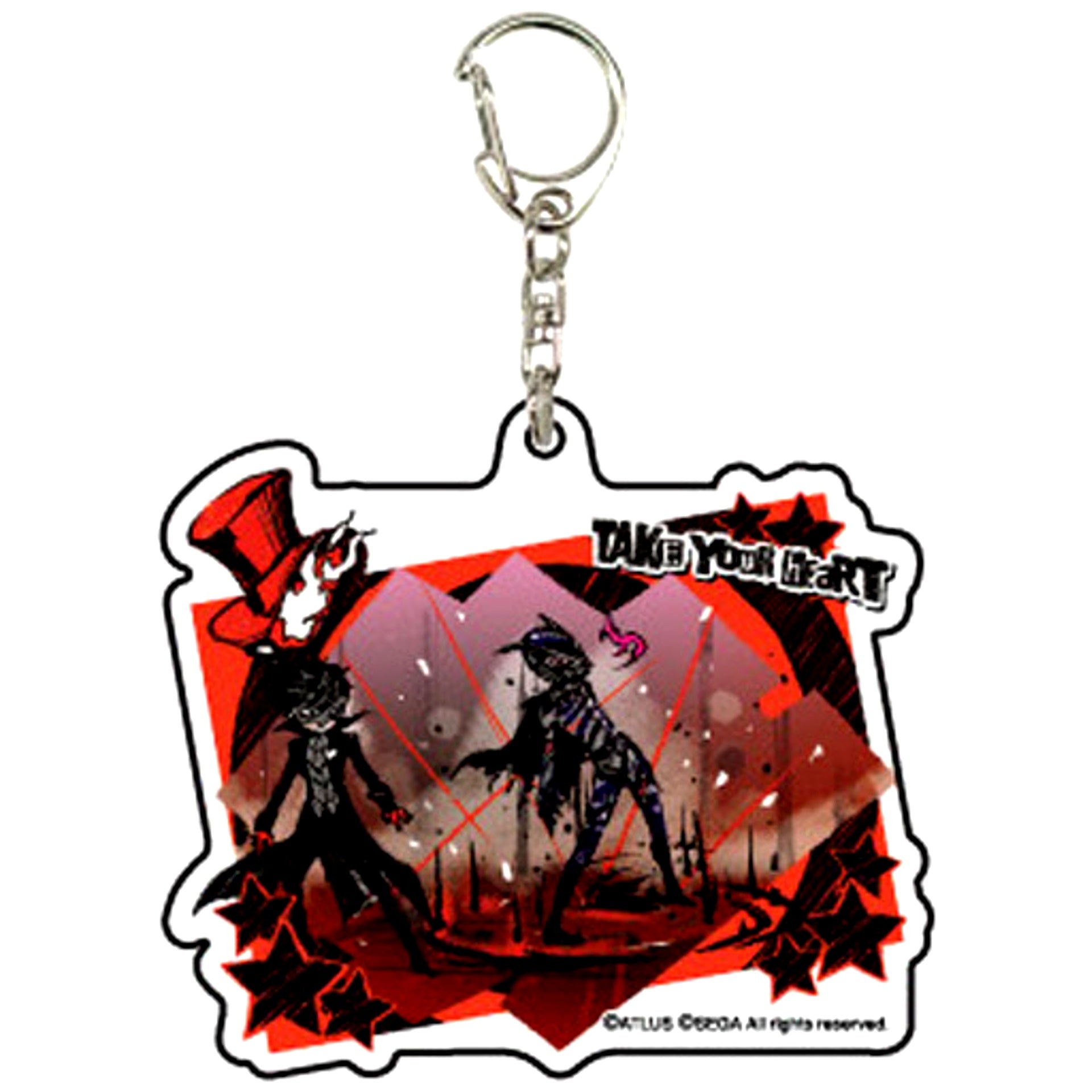 Goro Akechi Crow Protagonist Joker Persona 5 Acrylic Keychain 03 GraffArt Design Event Scene Reproduction Ver. [USED]