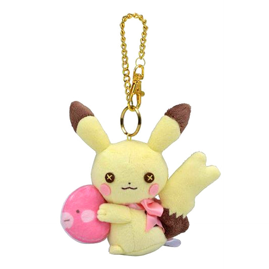 Pikachu Female Pokemon Mascot Bag Charm fluffy little pokemon Pokemon Center Limited [USED]