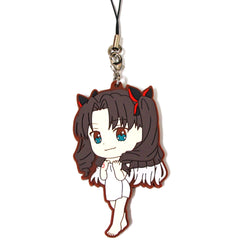Rin Tohsaka F Prize Rubber Strap Kyun Chara Illustrations Ichiban Kuji Fate/EXTRA Last Encore Hot Spring Trip [USED]
