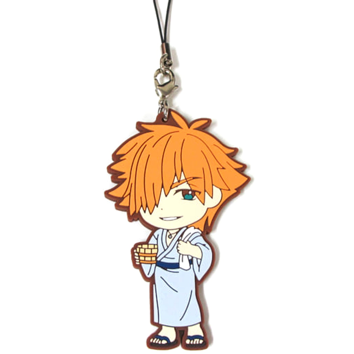 Fate/Extra Last Encore Archer Ichiban Kuji Yo to Soushatachi no Onsen Ryoko Rubber Charm Kyunchara Illustrations Prize F Keychains [USED]