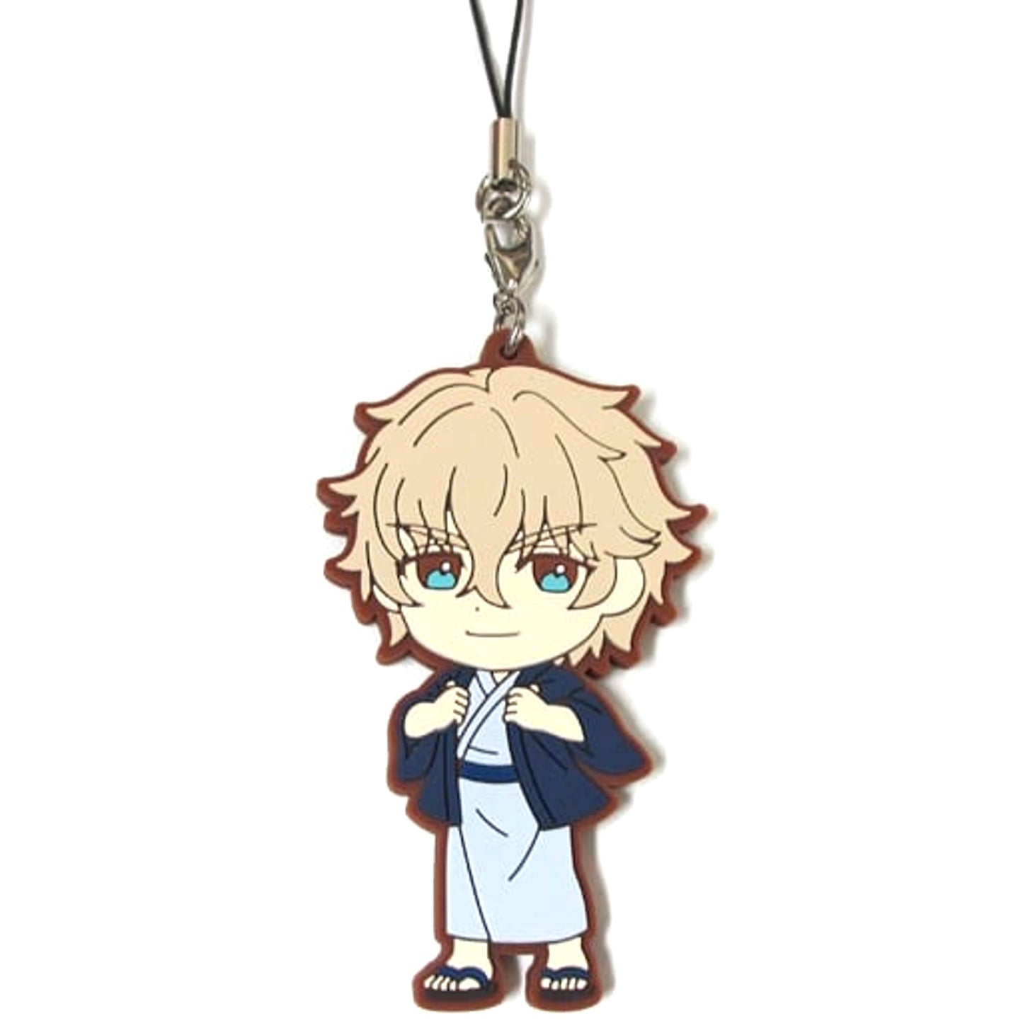 Fate/Extra Last Encore Gawain Ichiban Kuji Yo to Soushatachi no Onsen Ryoko Rubber Charm Kyunchara Illustrations Prize F Keychains [USED]
