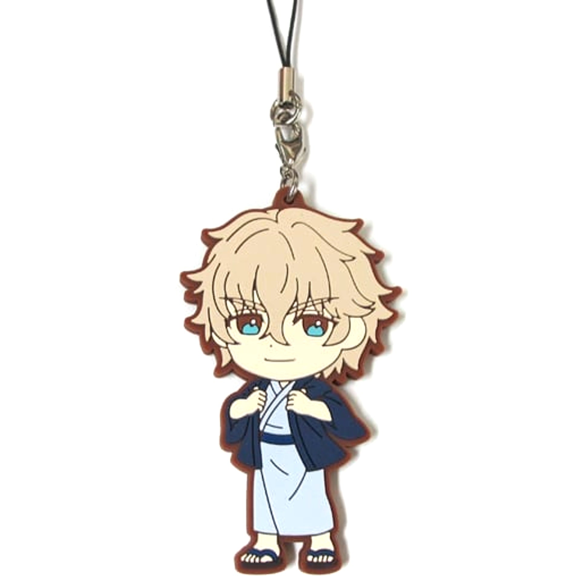 Fate/Extra Last Encore Gawain Ichiban Kuji Yo to Soushatachi no Onsen Ryoko Rubber Charm Kyunchara Illustrations Prize F Keychains [USED]