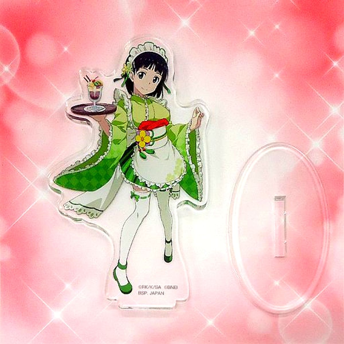 Suguha Kirigaya Devotion Kashiwamochi Acrylic Stand Code Register Ichiban Kuji Sword Art Online Game Project 5th Anniversary Part 3 E Prize [USED]
