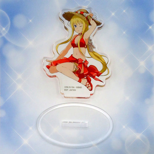Alice Flushed Summer Princess F Prize Ichiban Kuji Sword Art Online GAME PROJECT 5th Anniversary Part3 Memory Defrag Acrylic Stand [USED]