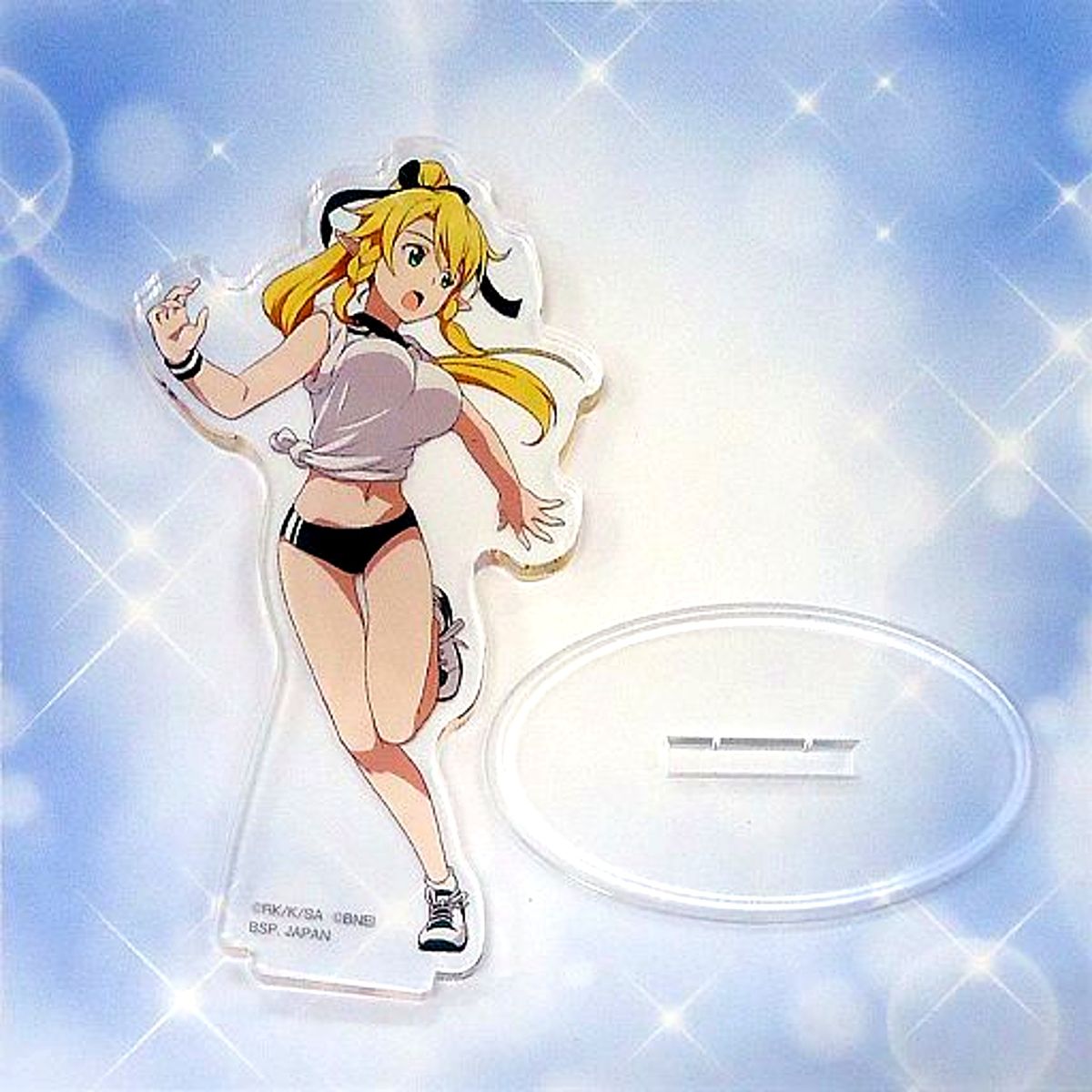 Suguha Kirigaya Shining Sweat and Youth Light Acrylic Stand Memory Defrag Ichiban Kuji Sword Art Online Game Project 5th Anniversary Part 3 F Prize [USED]