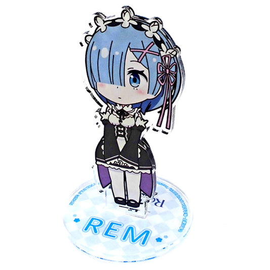 Rem Acrylic Figure Stand Re:ZERO -Starting Life in Another World- Rem 1/8 PVC Painted Finished Figure Amiami Exclusive Bonus [USED]