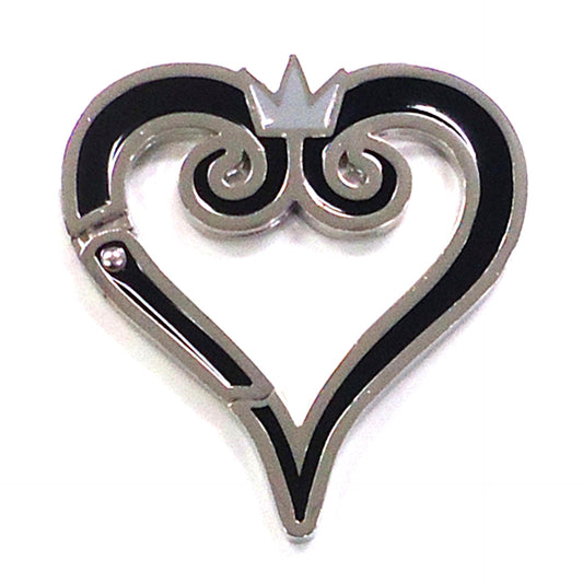 Heart Black Kingdom Hearts III x SQUARE ENIX CAFE x ARTNIA Carabiner [USED]