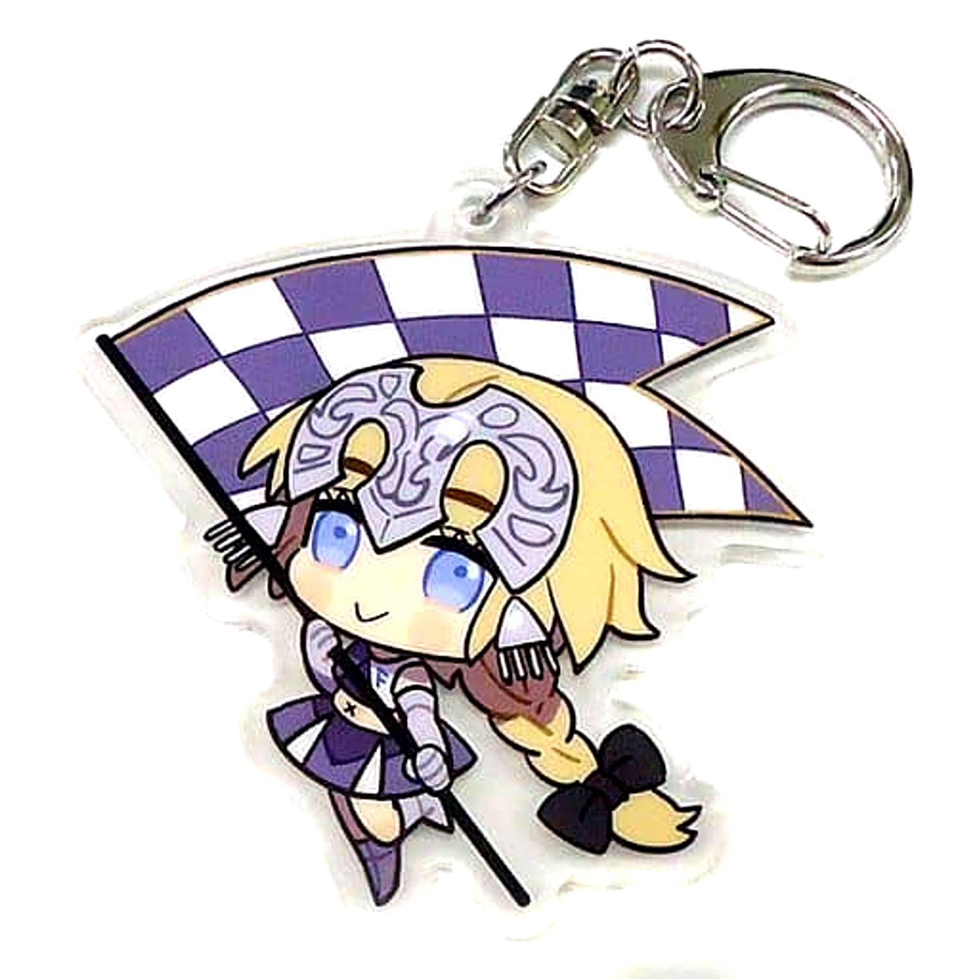 Fate/EXTELLA Jeanne d'Arc Ruler EXTRA Racing Acrylic Keychain Event Limited [USED]