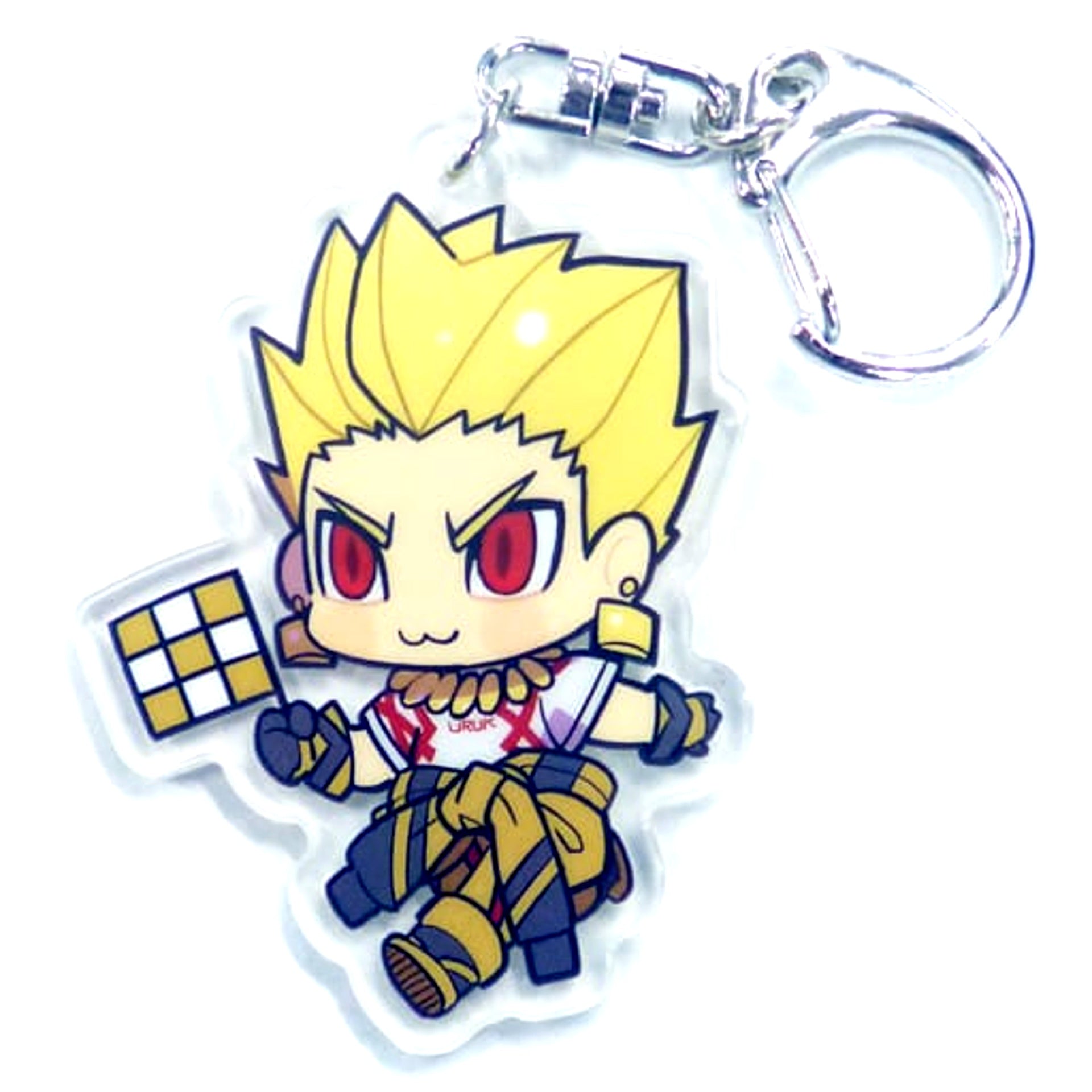 Fate/EXTELLA Gilgamesh Archer EXTRA Racing Acrylic Keychain Event Limited [USED]