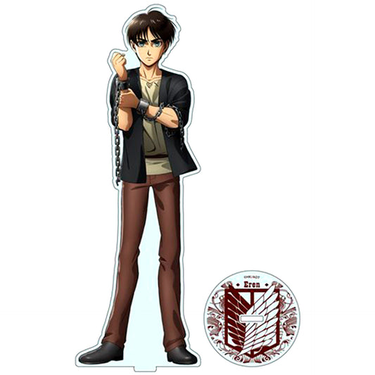 Eren Yeager Illustration Acrylic Figure M Attack on Titan [USED]