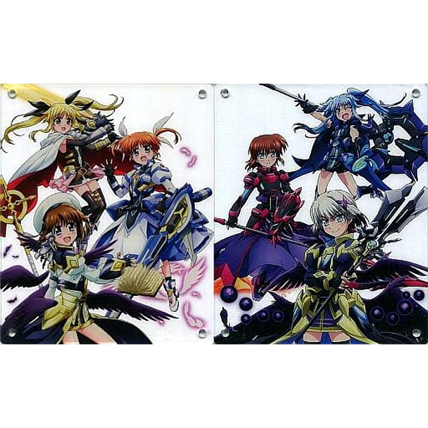 Shiny Sky Smiles Mirror Acrylic Stand Magical Girl Lyrical Nanoha Reflection Lyrical Party VI Limited [USED]